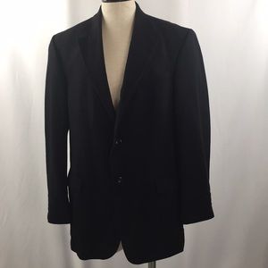 Men’s wool sport coat black 44L